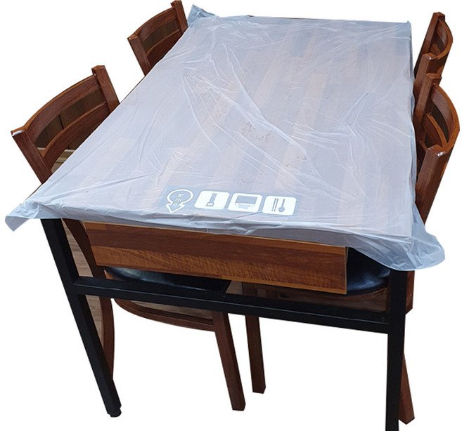 바로엔 투명 비닐식탁보 90 × 130 cm, 100개, 1개
