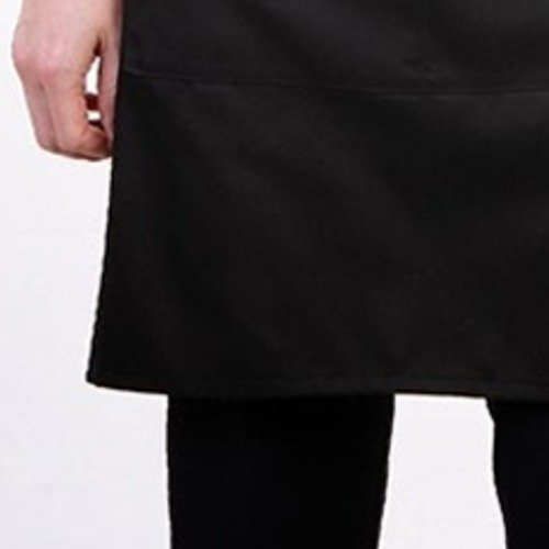 하프 랩 허리 앞치마, 블랙, 1개 상세 이미지 2