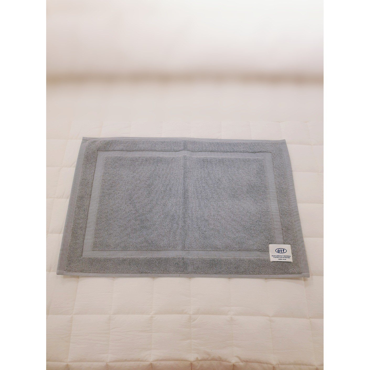 모던하우스 ETF 타월 발매트 D.grey 40X60cm, 그레이 상세 이미지 1