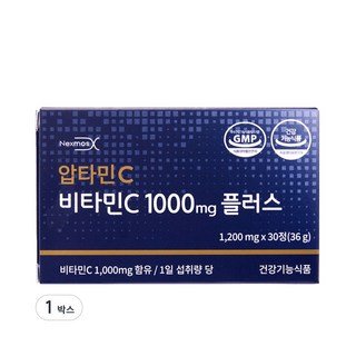 (넥스모스 본사직영 공식판매) 압타민C 비타민C 1000mg 플러스 건강기능식품, 1박스, 30정