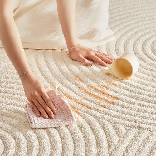 지앤와이컨투어비정형물결침대러그 상세 이미지 1